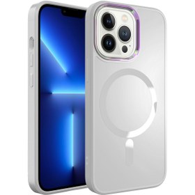 Resim Smcase Apple iPhone 13 Pro Kılıf Wireless Tacsafe Stil Serisi Mat Kapak 