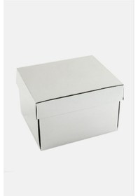 Resim Gld-spt- Gümüş Renkli Kapaklı Saat Kutusu - Gümüş Rengi 