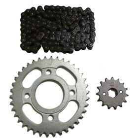Resim Kuba Cg 125 Zincir + Ön Dişli + Arka Dişli Set 