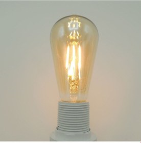 Resim Sunlight Armut Rustik Led Ampul 4 W Amber 