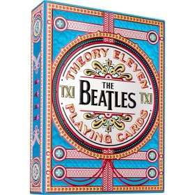 Resim NY Home THEORY11 The Beatles Premium Oyun Kartları - Mavi Deste 