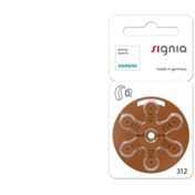 Resim Siemens Işitme Cihazı Pili 312 Numara 60'lı 