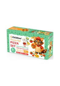 Resim Doğal Oyun Hamuru Sevimli Patiler - Pizza Set Çok Renkli 
