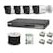 Resim Hikvision 2 MP Mikrofonlu 4 Kameralı 4 TB Disk Tak Çalıştır Hazır IP Kamera Seti 