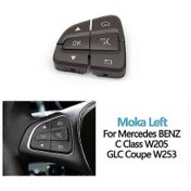 Resim W205 W253 Mercedes C Sınıfı Glc Direksiyon Moka Sol Fonksiyon Tuşları. 