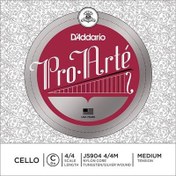 Resim D'addario J590444M Pro-arte 4/4 Scale Tek Çello Teli (Medium Tension) 