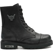 Resim Hammer Jack Siyah Hakiki Deri Bot Postal 102 18505-G 