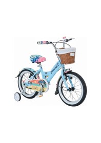 Resim 16 Jant Bisiklet Hawaii Hasır Sepetli, Deri Elcikli Çocuk Bisikleti, 4-6 Yaş Çocuk Bisikleti mavi 