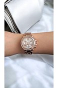 Resim DARK BLANC Roma Rakamli Rose Gold M Kors Model Takvimli Kol Saati 