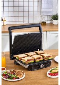 Resim Karaca Gastro Grill Pro 2400 W Izgara ve Tost Makinesi 