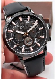 Resim Ferrucci Function Siyah Deri Kordon Erkek Kol Saati 3atm+bileklik Sdfer140 Siyah 