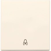 Resim VİKO Marka Karre Model Zil Anahtarı Çerçeve Dahil Krem 