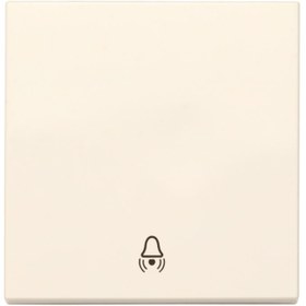 Resim VİKO Marka Karre Model Zil Anahtarı Çerçeve Dahil Krem 