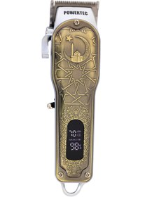Resim Powertec TR-6600 Profesyonel Usb Type-C Şarjlı Saç Sakal Tıraş Makinesi 