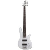 Resim Schecter C-5 Deluxe 5 Telli Bas Gitar (Satin White) 