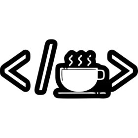 Resim Kod ve Kahve Sticker 17X17 cm Siyah 