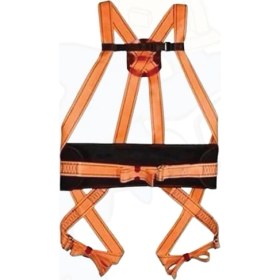 Resim Öncü İş Güvenliği Malzemeleri E-120 Paraşüt Tipi Bel Destekli Emniyet Kemeri Lanyard 