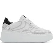 Resim Derimod Kadın Beyaz Bağcıklı Kalın Tabanlı Deri Sneaker 25SFD371418 