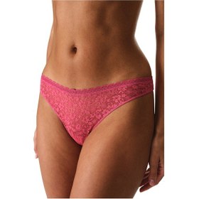 Resim Penti Fuşya Easy Lace Dantel V Model Tanga Külot Carmıne 