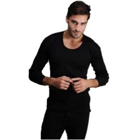 Resim Hasyün Bora Siyah Erkek Uzun Kollu İçlik Takım. 001 