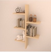 Resim Rafkestir Anka Duvar Raf Seti Akçaağaç ( Mat ) 