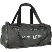 Resim MUSCLECLOTH Glory Silindir Çanta Siyah 40 L 
