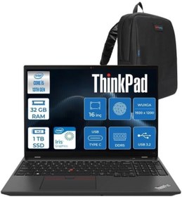 Resim LENOVO Thinkpad T16 Gen 2 I5 1335U 32GB Ddd5 1tb 16" W11PRO Masaüstü Bilgisayar 21HH002PTXP09+ZettaÇNT 