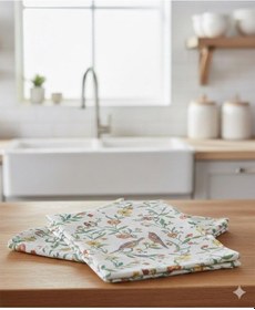 Resim Cath Kidston Desenli Mutfak Kurulama Bezi 1-adet Bej 