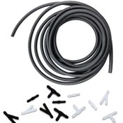 Resim Neevoyu 4 Metre Lastik Silecek Su Hortumu + 12 Bağlayıcı T-y-ı Tipi - Araç Cam Yıkama Sistemi Tamiri İçin Evrensel Uyumlu Set 