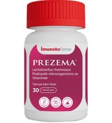 Resim İmuneks Farma Prezema™ Lactobacillus rhamnosus Probiyotik mikroorganizma ve Vitaminler İçeren Takviye Edici Gıda 30 Kapsül 
