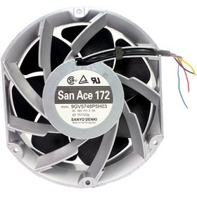 Resim Sanyo 9gv5748p5h03 ,172x150x51mm 48vdc 170-cfm 4-kablo Fan 