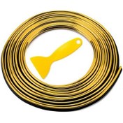 Resim Trim Fitilli Yeni Araç İçi İp Şerit Balık Sırtı Nikelajlı 5 Metre Gold 
