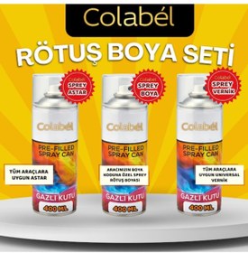 Resim Colabel Jaguar Kod: 1BR BRITISH RACING GREEN 400ML Sprey Rötuş Boya + Vernik 