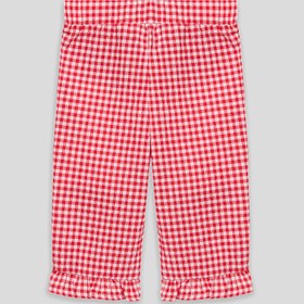 Resim Kız Bebek Ekose Pantolon - EKO / 12M 