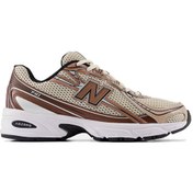 Resim New Balance 740 Bej Modeli Koleksiyonu Kadın Günlük Ayakkabı U740BB2 Bej 