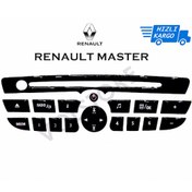 Resim Renault Master Teyp Tuş Takımı Pianoblack 