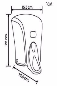 Resim KG-GOLDPAPER Krom Renk 1000 ml Hazneli Sıvı Sabun Ve Dezenfektan Banyo Ve Mutfak Aparatı Sabunluk Dispanseri S6c 