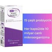 Resim Optivita Kadınlar İçin Probiyotik Mikroorganizma İçeren Takviye Edici Gıda 30 Kapsül 