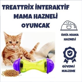 Resim TreatTrix İnteraktif Kedi Ödül Mamalı Oyuncak 