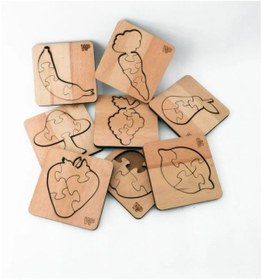 Resim Plywood Ahşap Boyanabilir Çocuklar Puzzle 4mm Havuç Boya Setli 