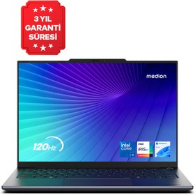 Resim medion Signium 14 S1 MD600002 Intel Core 5 120U 16GB RAM 512GB SSD 14" OLED W11H Dizüstü Bilgisayar 