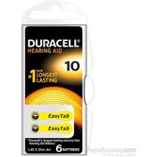 Resim Duracell 10 Numara 6 Lı İşitme Cihazı Pili 