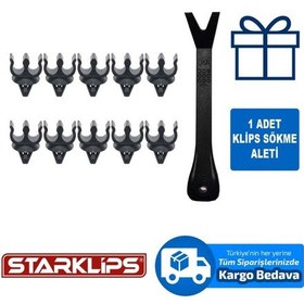 Resim Klips Çiftli Hortum Tutucu Çap=9 Mm Hortum Çap=2X6Mm 10 Adet 309099039 