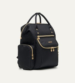 Resim Vista Siyah Gold Kumaş Bebek Çantası 