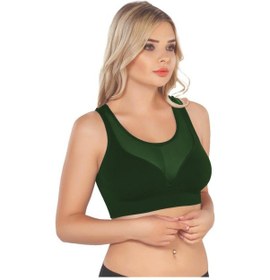 Resim Yeşil Mı Emay 4028 Seamless Tül Toparlayıcı Büstiyer Yeşil 