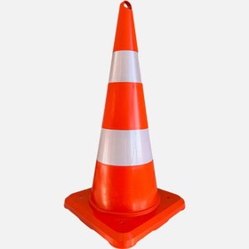 Resim MS1-5051 Kırılmaz Tek Reflektörlü Trafik Konisi 75cm 