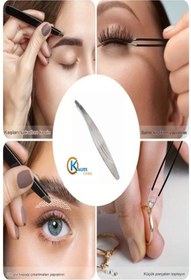 Resim Xolo Çelik Akustik Cımbız Kavisli Eğik Uçlu Kalın Cımbız Kıl Tüy Alma Çelik Cımbız XLC511 