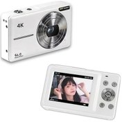 Resim Qyouth Zoom Vkemall Video Kamera Kamera İnç Ekran Dijital Dijital Dijital 64mp 4k/30fps 2.4 18x Ee 