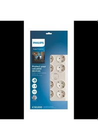 Resim Phılıps Spn7080wa/62, 8 Soket, Akım Korumalı Priz, 900 Joules, 2mt Örgülü Kablo, Beyaz 