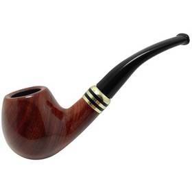 Resim Falconetti Kahverengi Parlak Sandalwood Ahşap Pipo Rc94 